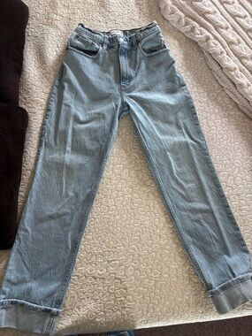 Abercrombie & Fitch Light Blue High-Rise Jeans